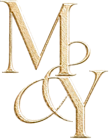 Monogramme M et Y de Marine et Yohan